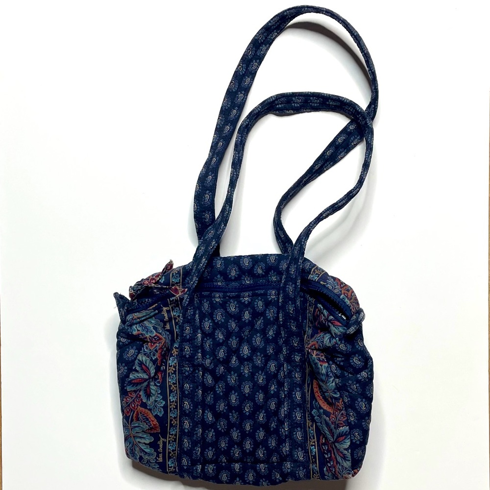 Vera Bradley blue red tan yellow bag tote purse